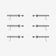 Ensemble de 6 porte-disques pour Rack R7 Pro Murph Fitness