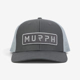Casquette Murph Trucker Charcoal Gris – vue de face frontale