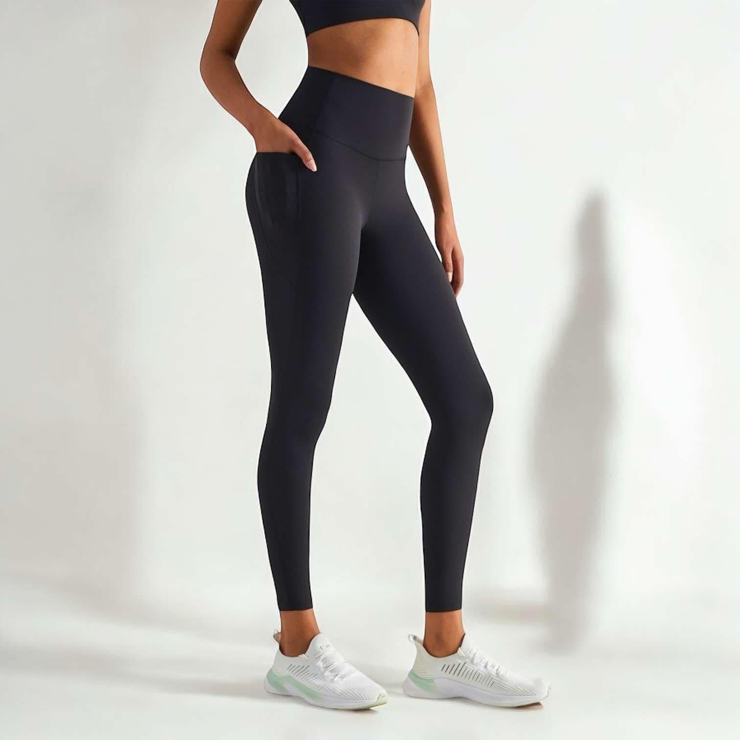 Training Leggings / Black Pocket Style