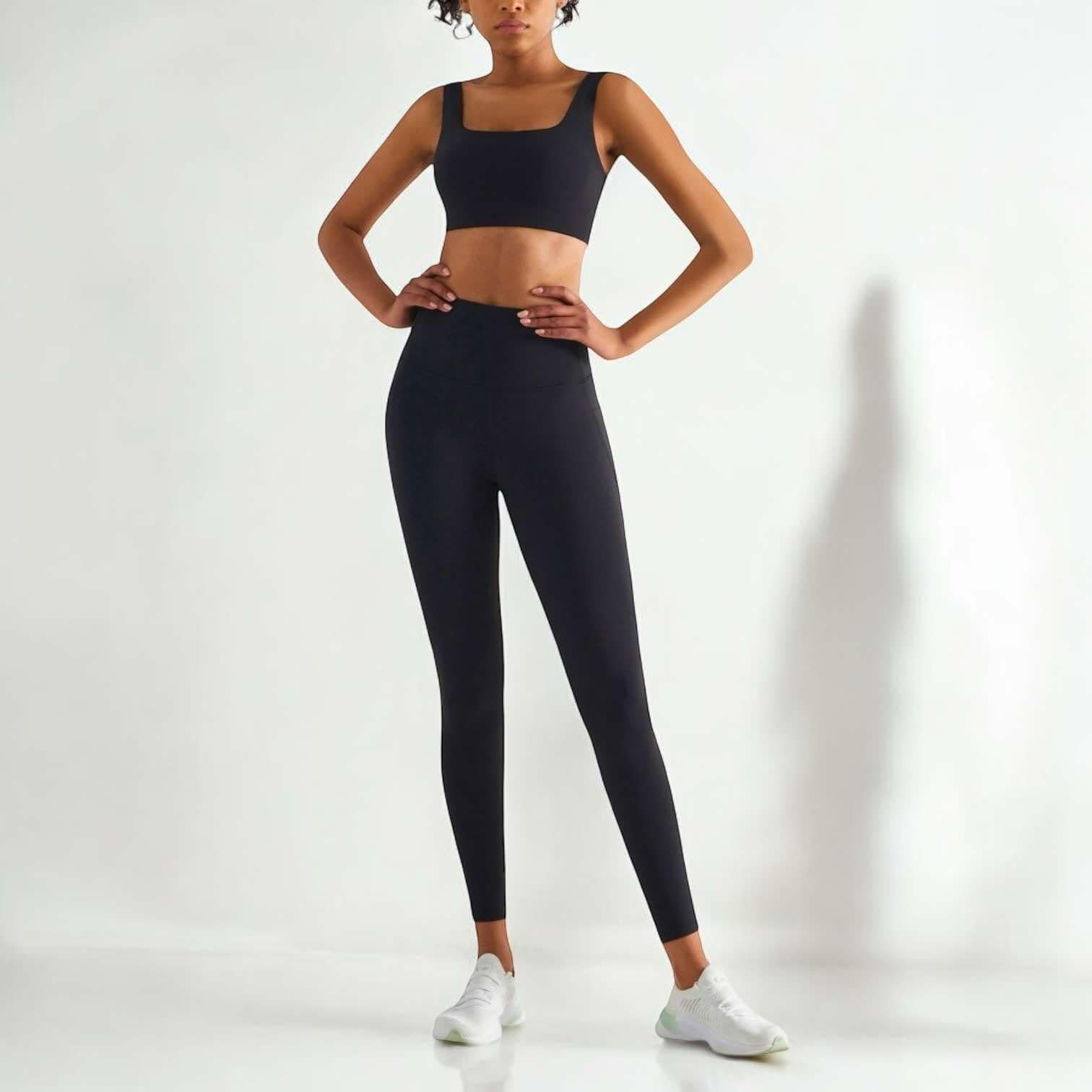 Training Leggings / Black Pocket Style