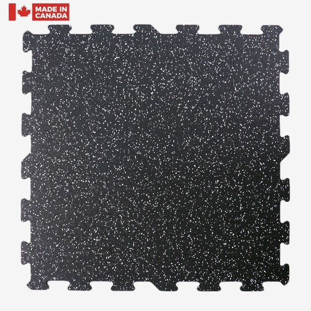 Tuile de caoutchouc 2'x2' - GREY - Serie Classic 8mm