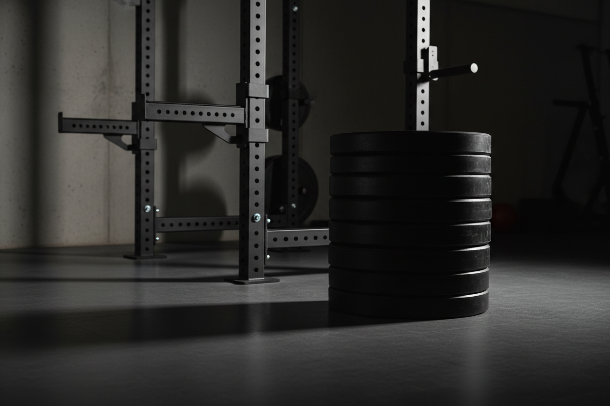 Bumper plates and rack