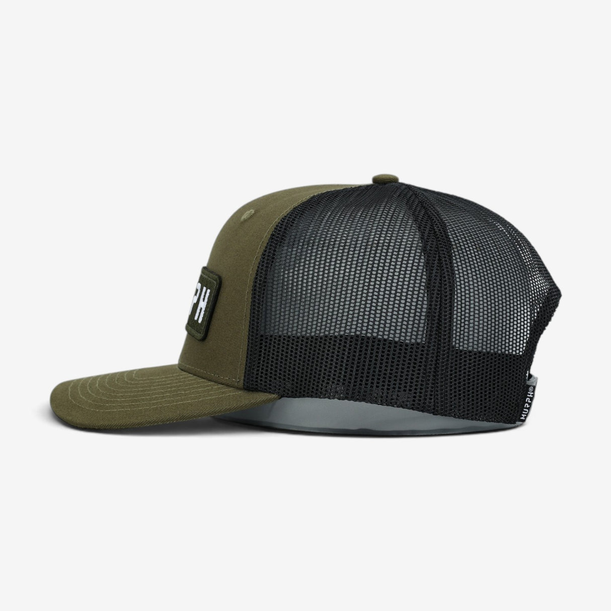 Casquette Murph Trucker Olive Noir – vue intérieure