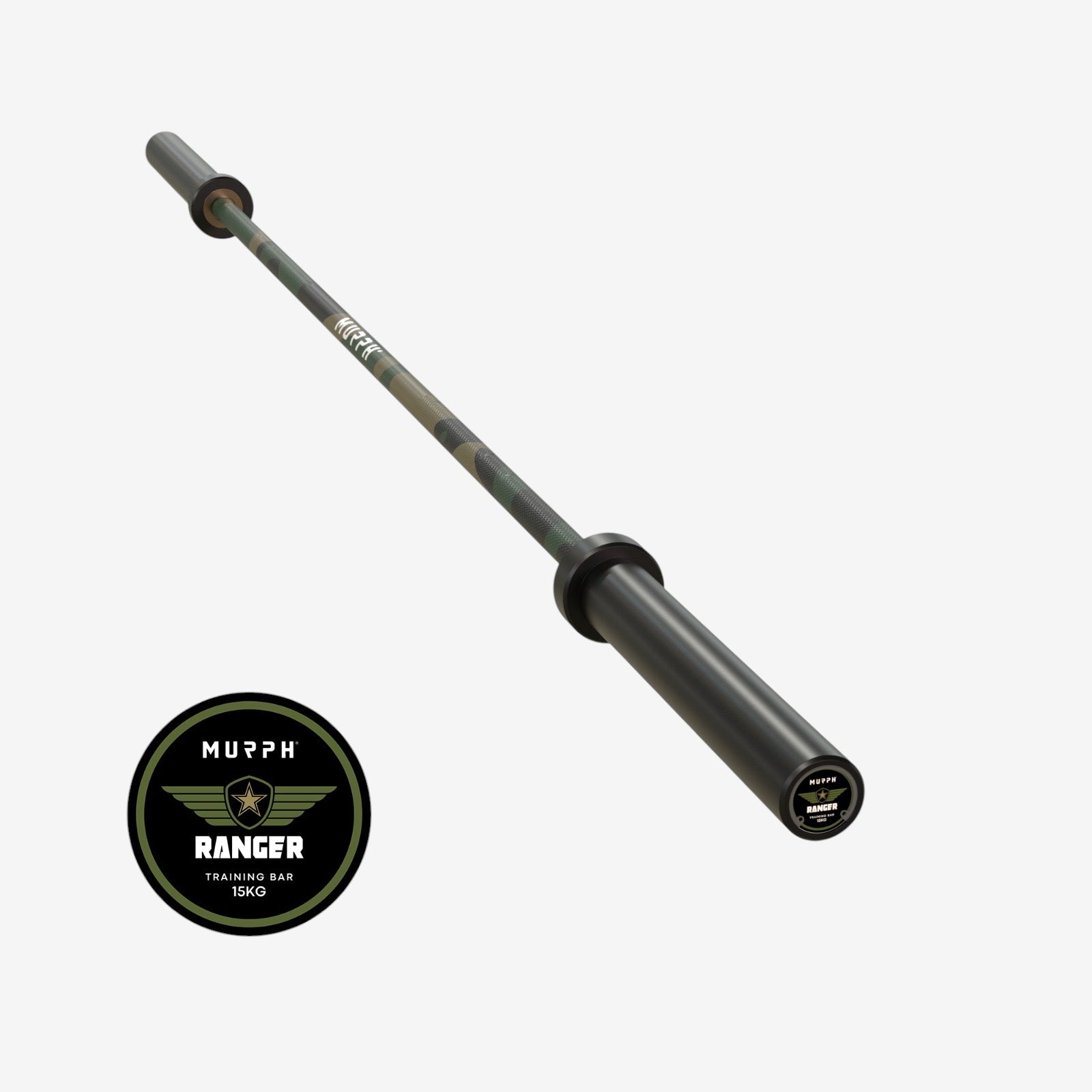 Murph Ranger Training Bar 15KG – Cerakote Camo Vert