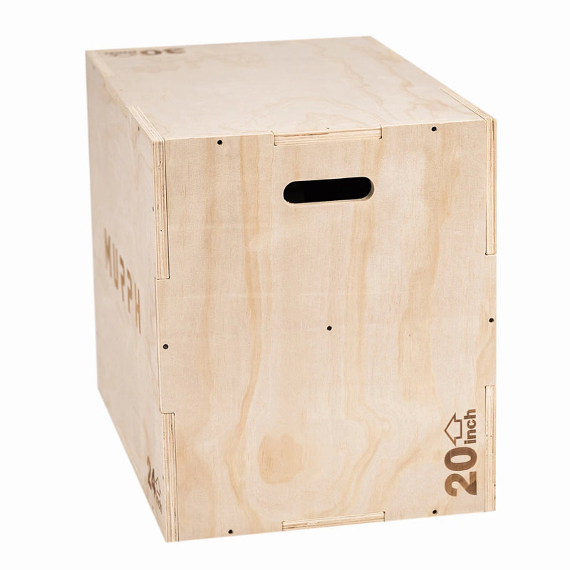 Boite de pliométrie en bois 3-en-1 Murph