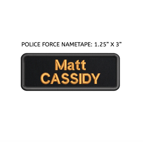 Patch personnalisé - Police