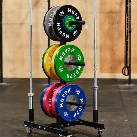 Support Vertical MURPH pour Bumper Plates et Barres