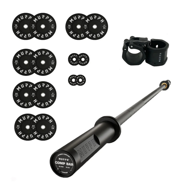 Training bumper plates kit 4.0 Murph 275lbs / Barre compétition