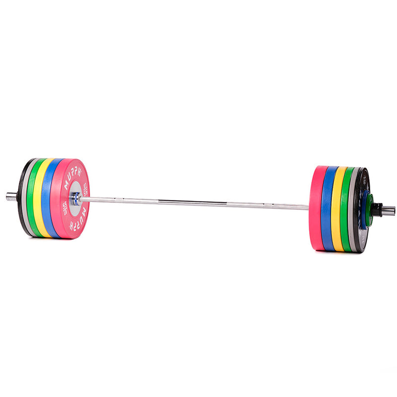 Competition bumper plates kit 2.0 MURPH® 385lbs avec barre